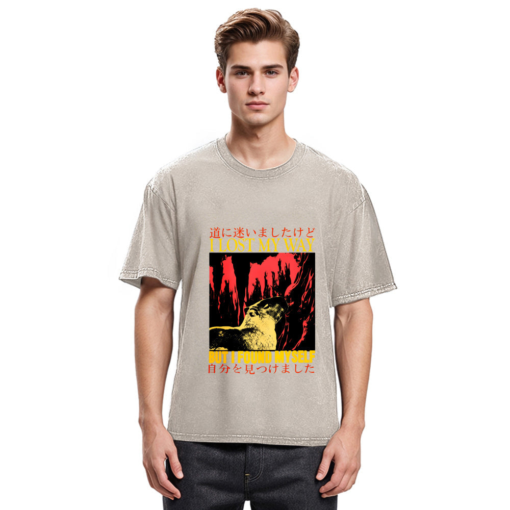 Tokyosol I Lost My Way Capybara Washed T-Shirt