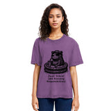 Tokyosol Capybara On A Bathing Vacation Washed T-Shirt