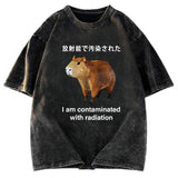 Tokyosol Capybara Contaminated By Radiation Washed T-Shirt