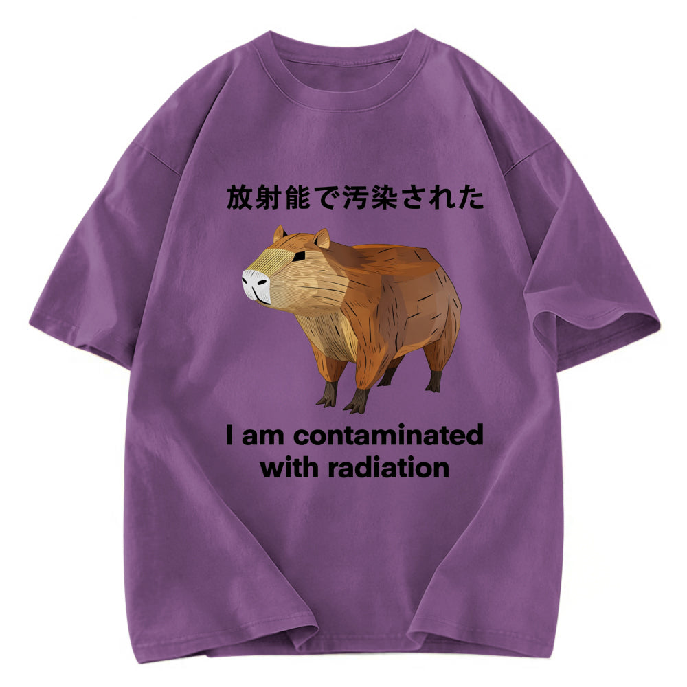 Tokyosol Capybara Contaminated By Radiation Washed T-Shirt