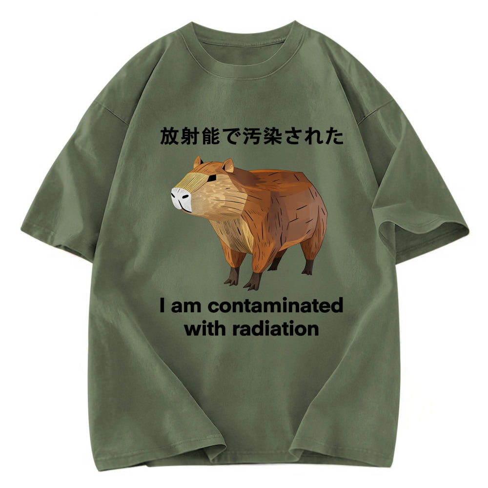 Tokyosol Capybara Contaminated By Radiation Washed T-Shirt