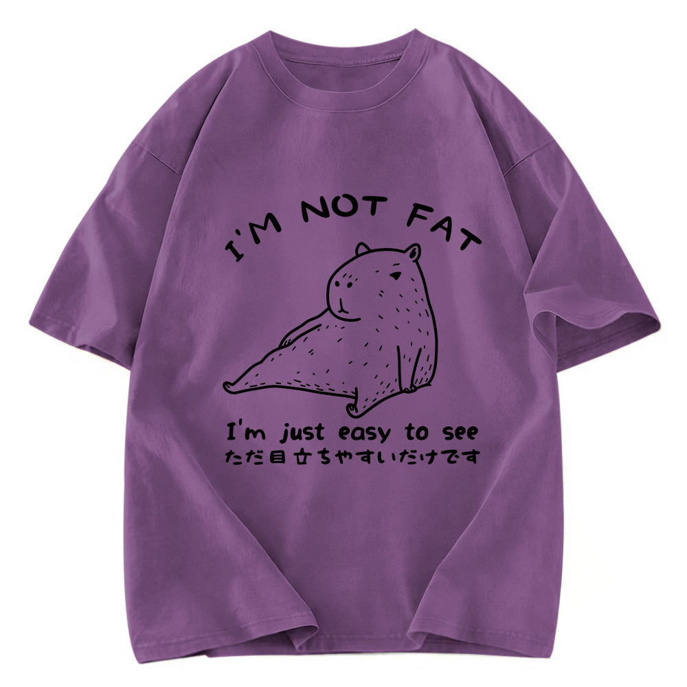 Tokyosol Capybara Fat Just Easy to See Classic T-Shirt