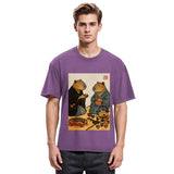 Tokyosol Capybara Tea Ceremony Washed T-Shirt