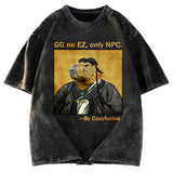 Tokyosol Confucius Capybara Quote Washed T-Shirt