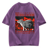 Tokyosol The Mind is No More Funny Capybara Washed T-Shirt