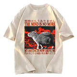 Tokyosol The Mind is No More Funny Capybara Washed T-Shirt