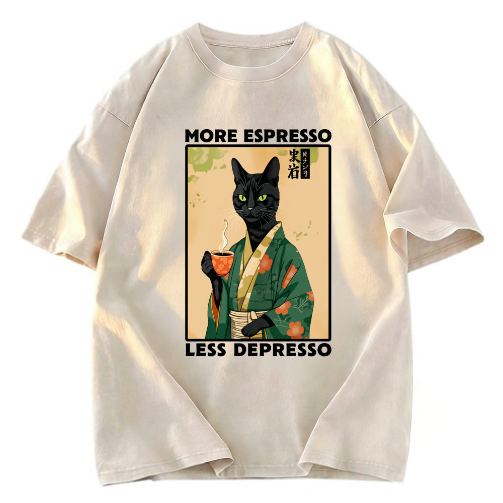 Tokyosol More Caffeine Less Sadness Washed T-Shirt
