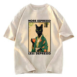 Tokyosol More Caffeine Less Sadness Washed T-Shirt