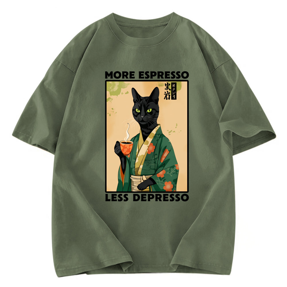 Tokyosol More Caffeine Less Sadness Washed T-Shirt