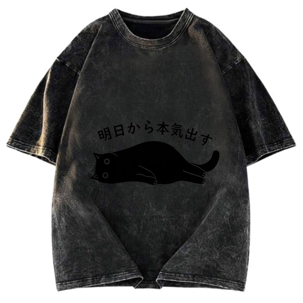 Tokyosol I'm Going To Get Serious Tomorrow Washed T-Shirt