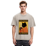 Tokyosol Increase Espresso Decrease Distress Washed T-Shirt