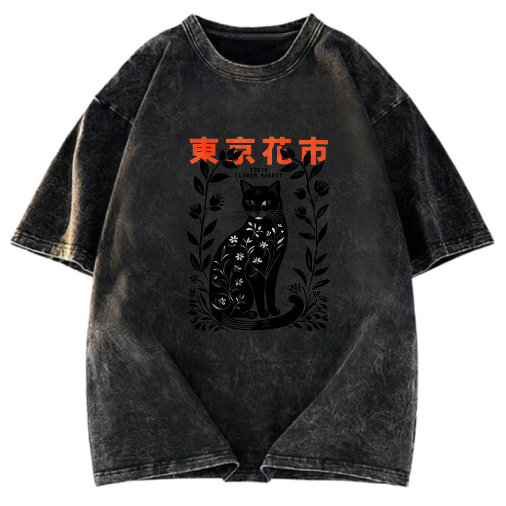Tokyosol Tokyo Flower Market Washed T-Shirt