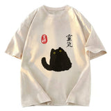 Tokyosol Black Civet Cat Washed T-Shirt