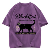 Tokyosol Black Cat Japan Washed T-Shirt