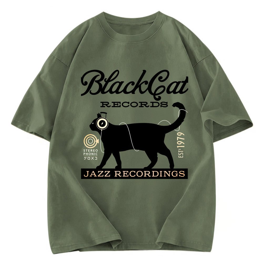 Tokyosol Black Cat Japan Washed T-Shirt