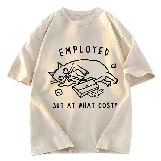 Tokyosol Employed But At What Cost Washed T-Shirt