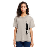 Tokyosol Cat Needs Help Washed T-Shirt