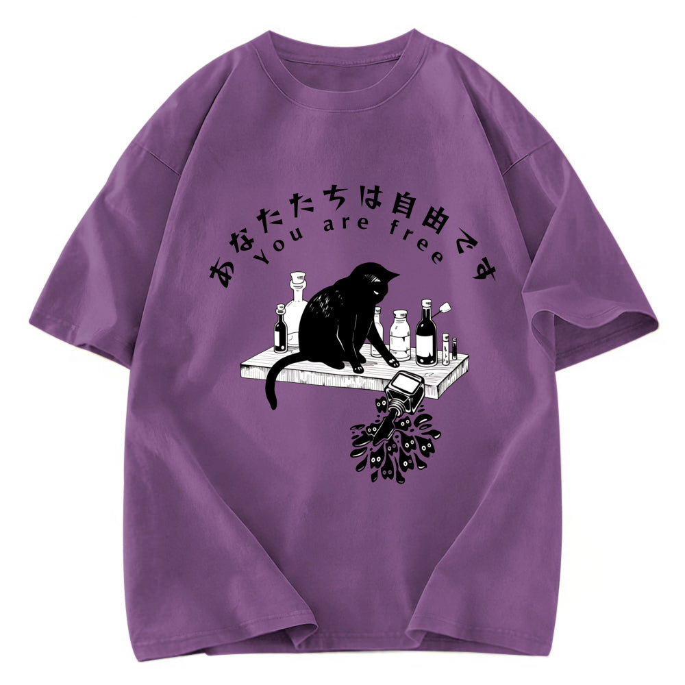 Tokyosol You Are Free Now Washed T-Shirt