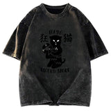 Tokyosol Tokyo Record Store Cat CD Washed T-Shirt