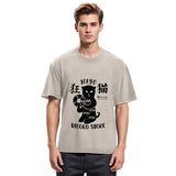 Tokyosol Tokyo Record Store Cat CD Washed T-Shirt
