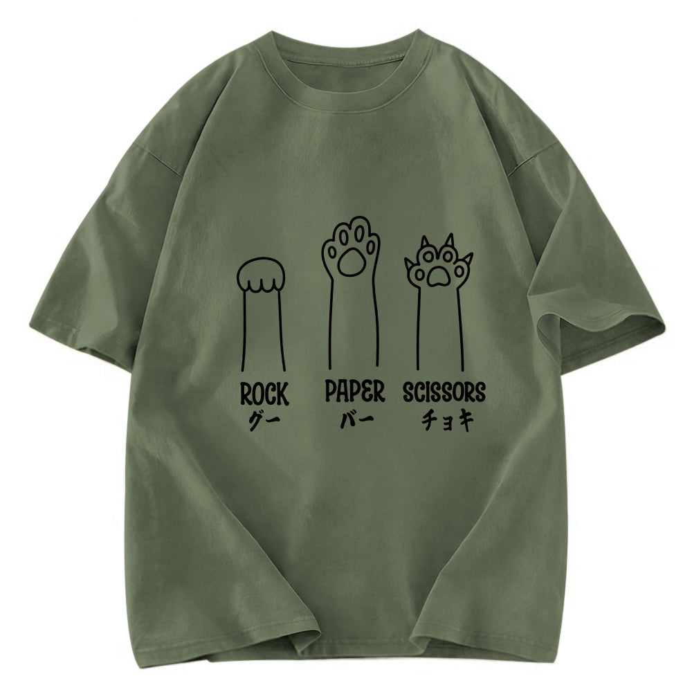Tokyosol Rock Paper Scissors Washed T-Shirt