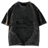 Tokyosol Everything Is Fine Washed T-Shirt