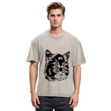 Tokyosol Six-eyed Cat Japan Washed T-Shirt