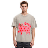 Tokyosol Cute And Mysterious Cat Washed T-Shirt