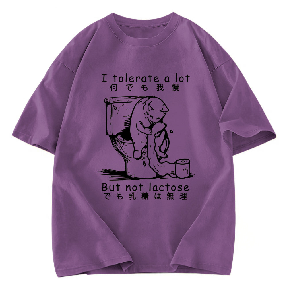 Tokyosol I Am Lactose Intolerant Washed T-Shirt