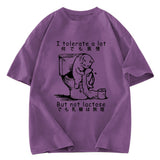 Tokyosol I Am Lactose Intolerant Washed T-Shirt