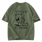 Tokyosol I Am Lactose Intolerant Washed T-Shirt