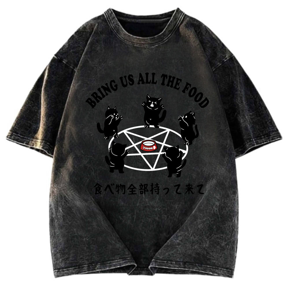 Tokyosol Bring All The Food Washed T-Shirt