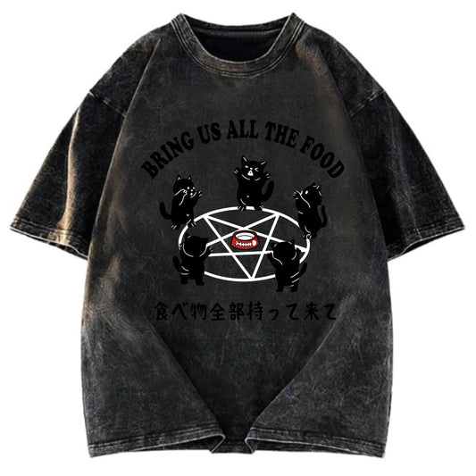 Tokyosol Bring All The Food Washed T-Shirt