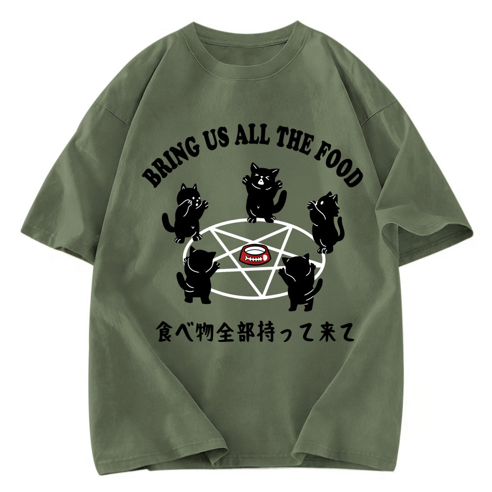 Tokyosol Bring All The Food Washed T-Shirt