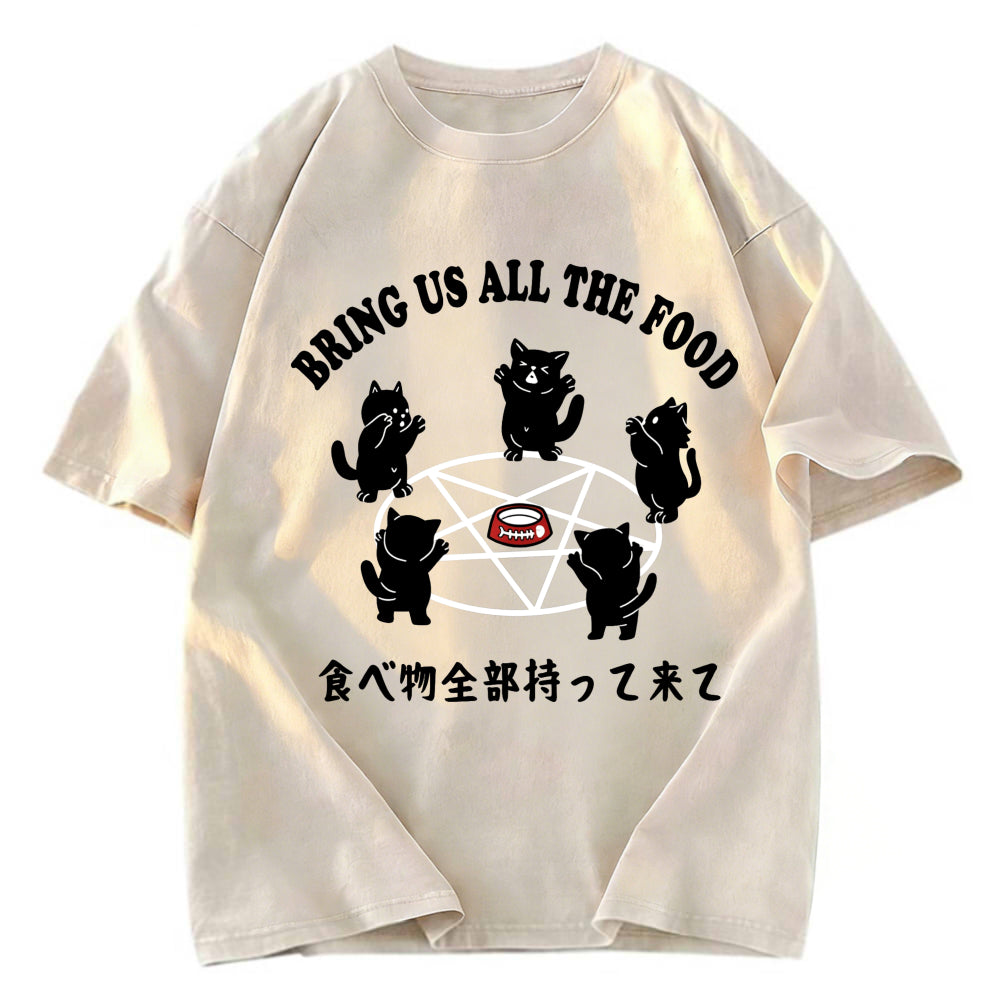Tokyosol Bring All The Food Washed T-Shirt