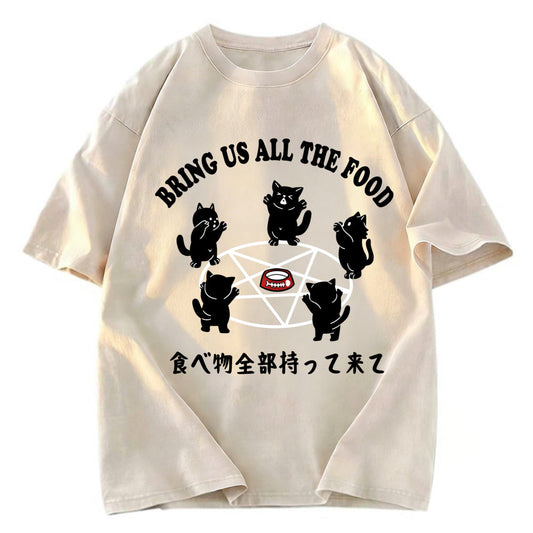 Tokyosol Bring All The Food Washed T-Shirt