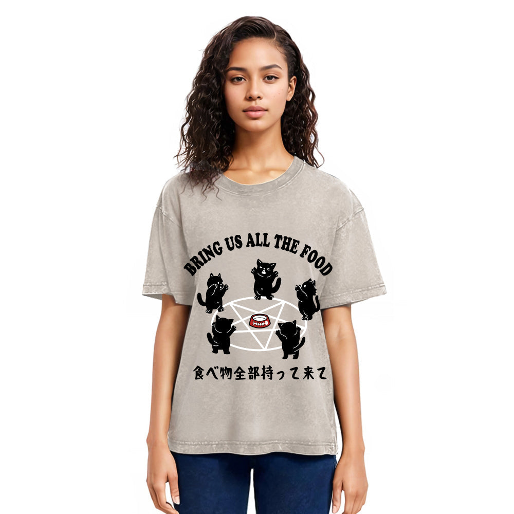 Tokyosol Bring All The Food Washed T-Shirt