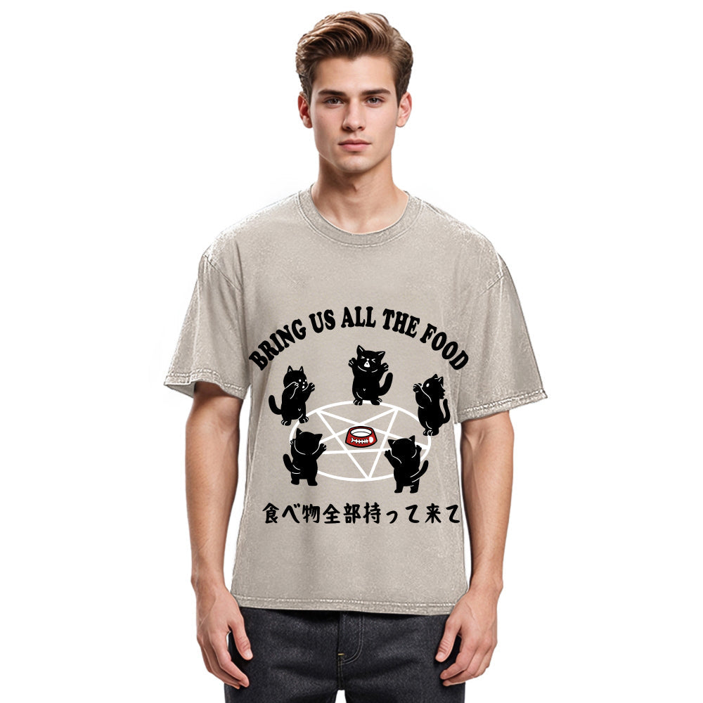 Tokyosol Bring All The Food Washed T-Shirt