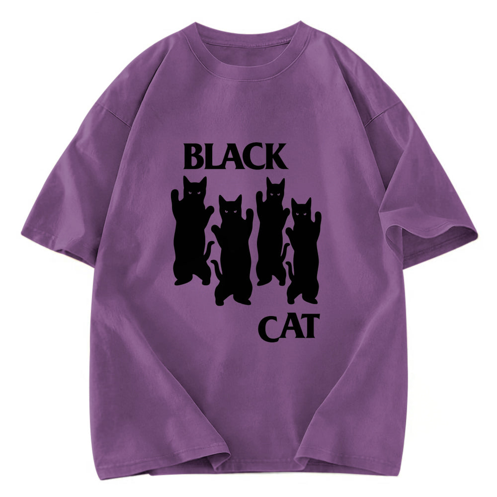 Tokyosol Four Black Cats Washed T-Shirt