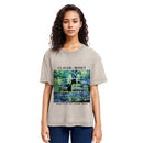 Tokyosol Water Lilies And Japanese Bridge Washed T-Shirt