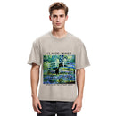 Tokyosol Water Lilies And Japanese Bridge Washed T-Shirt