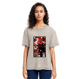 Tokyosol Psychedelic Black Cat Washed T-Shirt