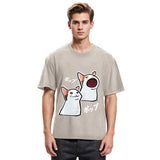 Tokyosol Popping Cat Meme Washed T-Shirt