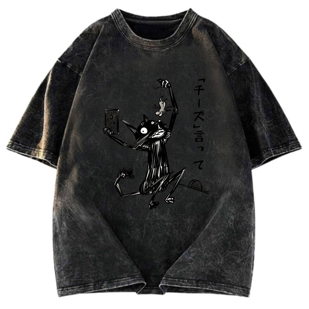 Tokyosol Say Cheese Washed T-Shirt