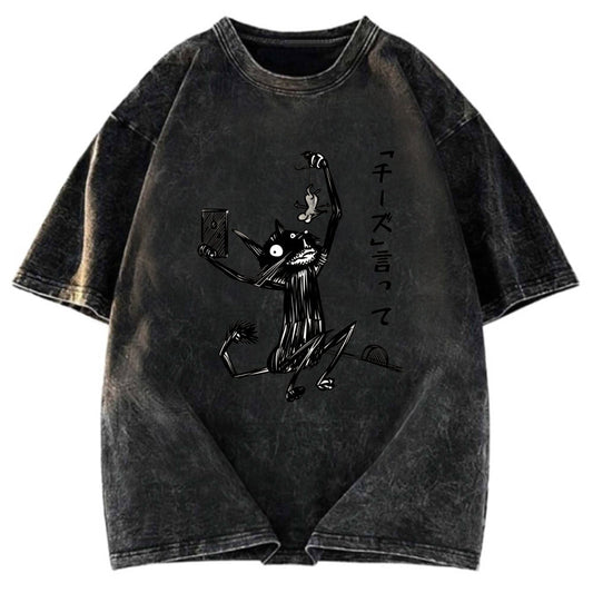 Tokyosol Say Cheese Washed T-Shirt