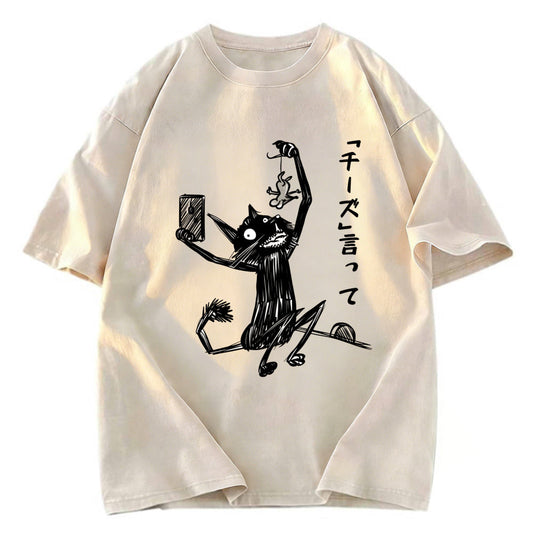 Tokyosol Say Cheese Washed T-Shirt