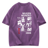 Tokyosol Unlimited Cats Washed T-Shirt
