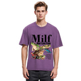 Tokyosol Man I Love Frogs Meme Washed T-Shirt