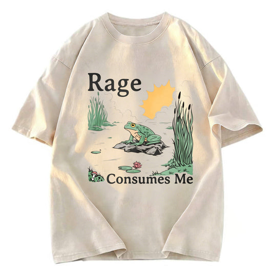Tokyosol Rage Consumes Me Frog Pond Washed T-Shirt