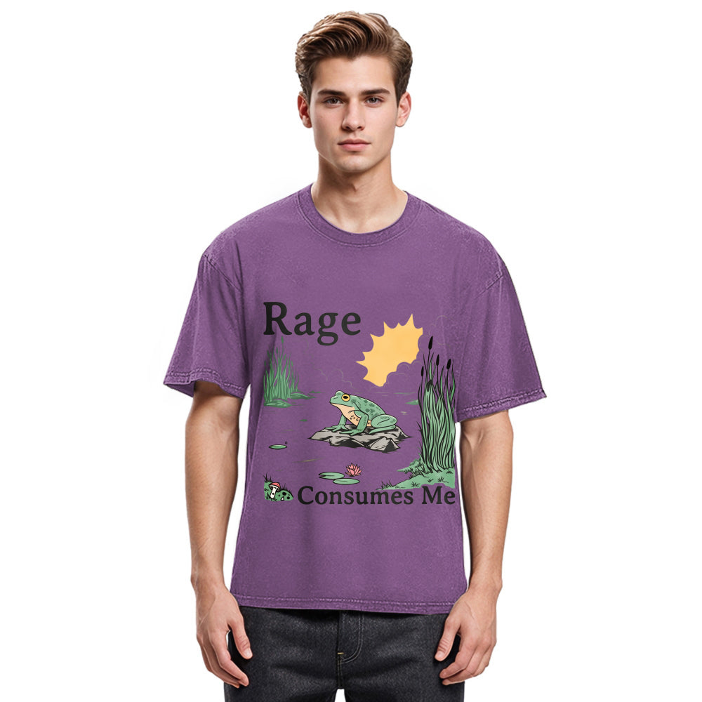 Tokyosol Rage Consumes Me Frog Pond Washed T-Shirt